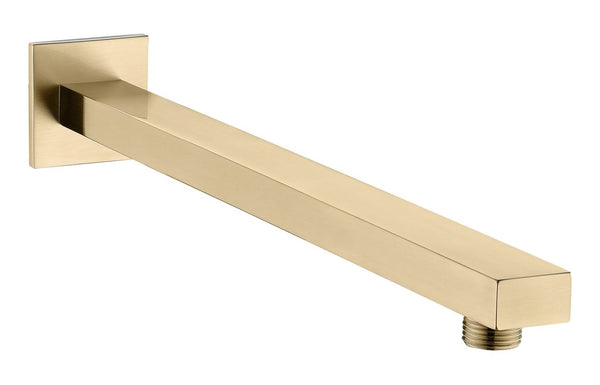 Harmony 300mm Square Shower Arm - Brushed Brass