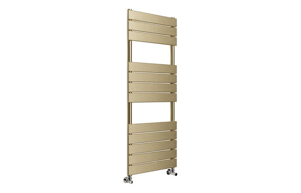 Harmony Ava Square Ladder Radiator (500x1200mm) - Brushed Brass