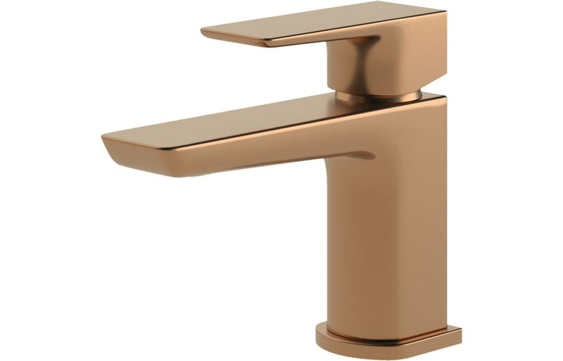 Harmony Stark Cloakroom Basin Mixer & Waste - Brushed Bronze