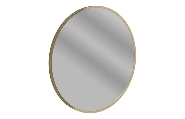 Harmony Cansu 500mm Round Mirror - Brushed Bronze