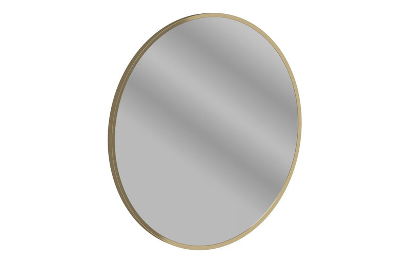 Harmony Cansu 600mm Round Mirror - Brushed Bronze