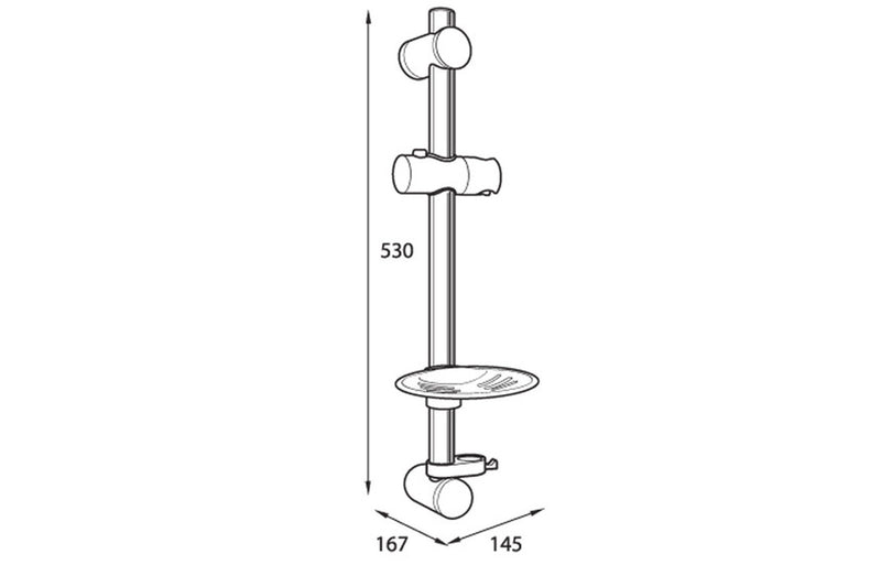 Triton Aspirante 9.5Kw Contemporary Electric Shower - Brushed Steel