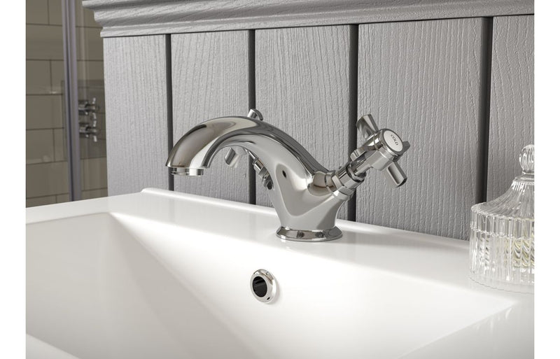 Willow Floor Standing Bath/Shower Mixer - Chrome