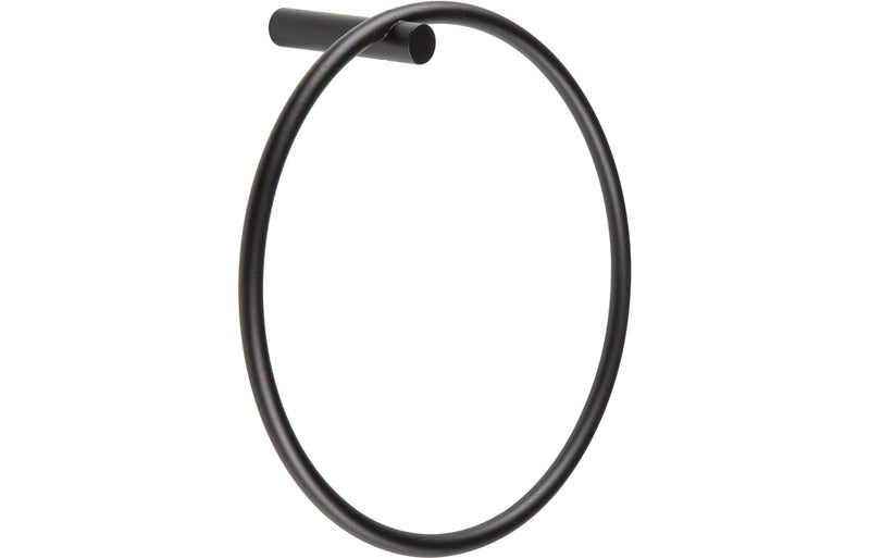 Hilton Towel Ring - Black