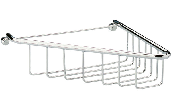 Cuba 1-Tier Corner Shower Caddy - Chrome