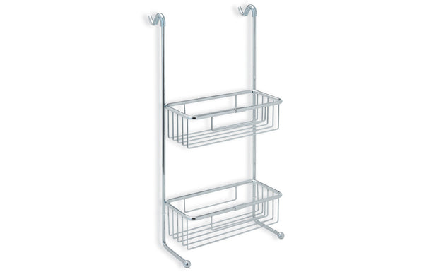 Quadro 2-Tier Shower Caddy - Chrome