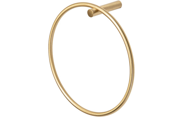 Hilton Towel Ring - Brushed Brass