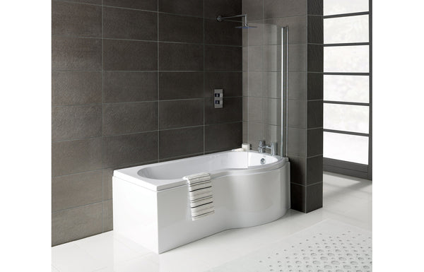 Tweed 1700x850x410mm 0TH Shower Bath