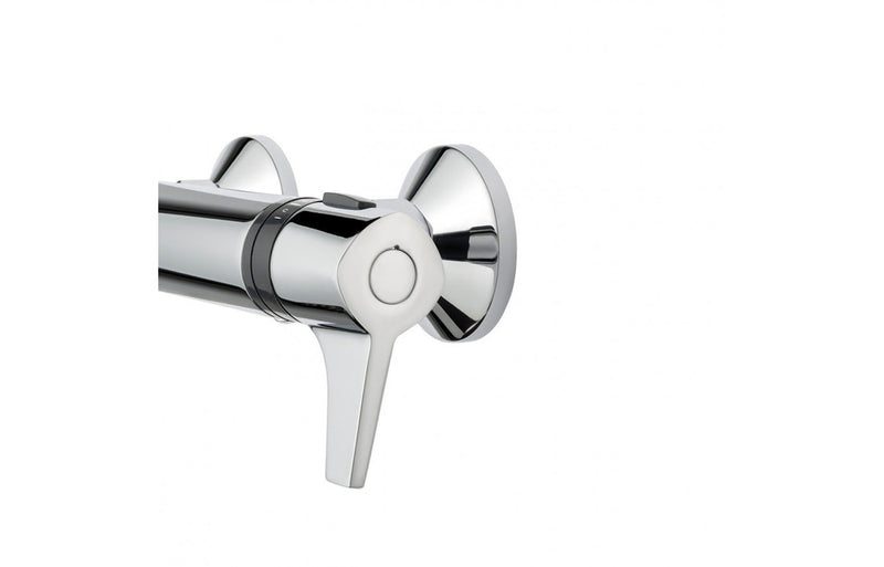 Triton Exe Lever Cool Touch Bar Mixer Shower - Chrome