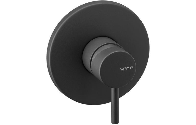 Vema Maira Black Concealed Single Outlet Shower Mixer