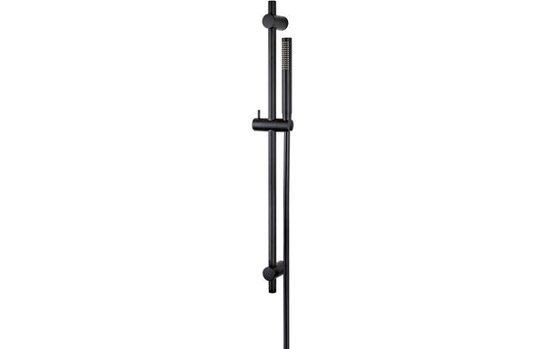 Vema Maira Black Abs Riser Rail with Hose and Handset