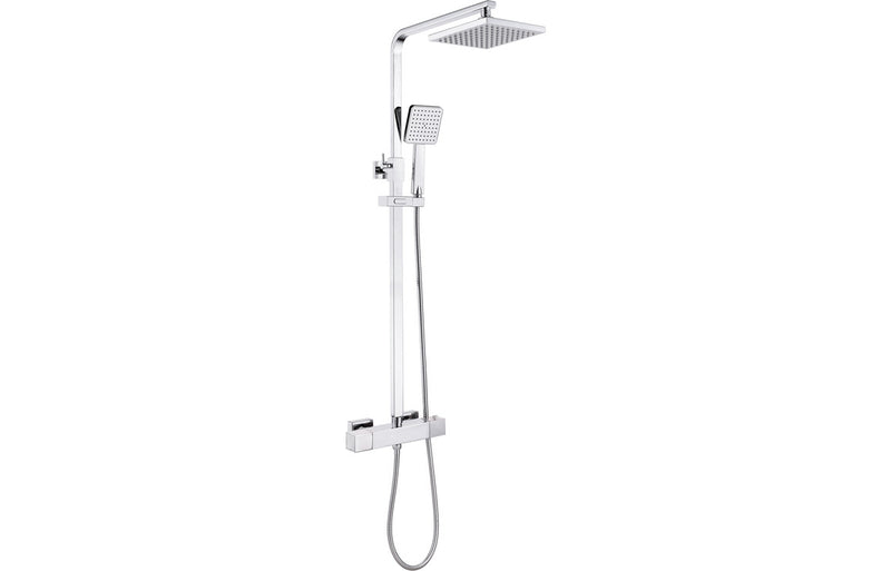 Ella Cool-Touch Thermostatic Mixer Shower with Riser and Overhead Kit