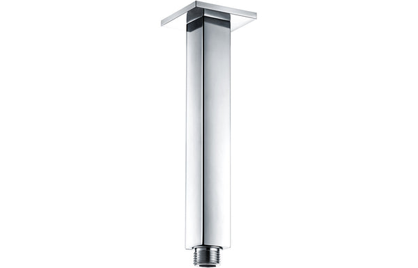 Windsor 180mm Square Ceiling Arm - Chrome