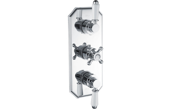 Nova Traditional Lever Thermostatic Two Outlet Shower Valve