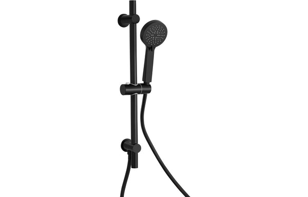 Bolton Riser Rail and Handset - Matt Black