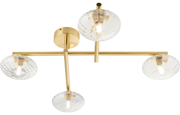 Europa Ceiling Light - Brushed Brass