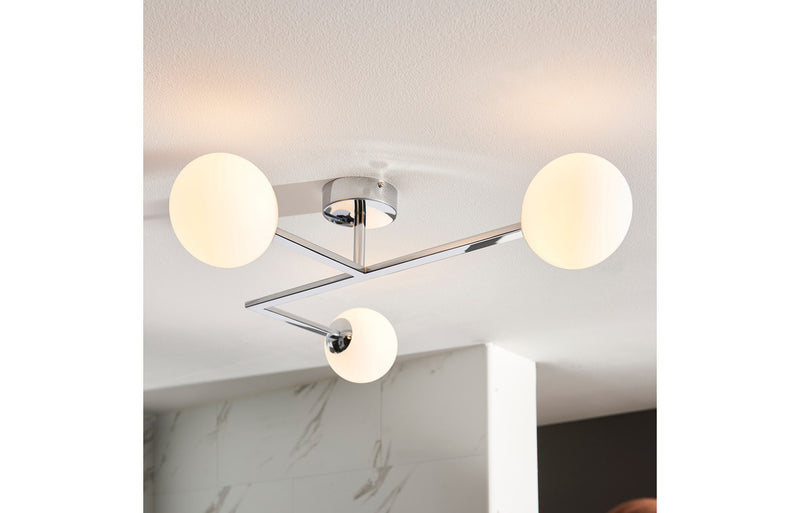 Titus Ceiling Light - Chrome