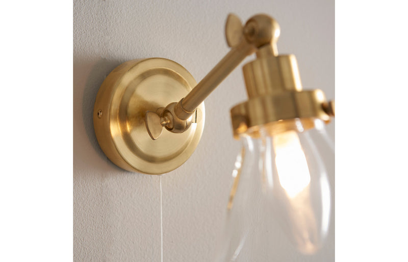 Sandor Wall Light - Brushed Brass