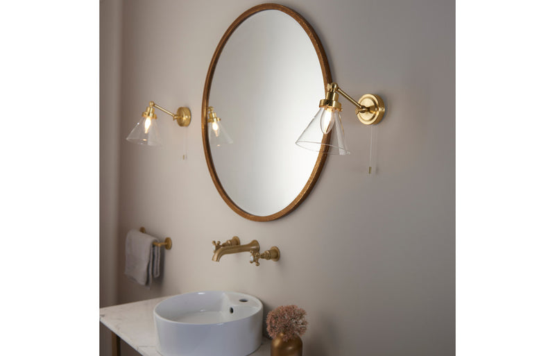 Sandor Wall Light - Brushed Brass