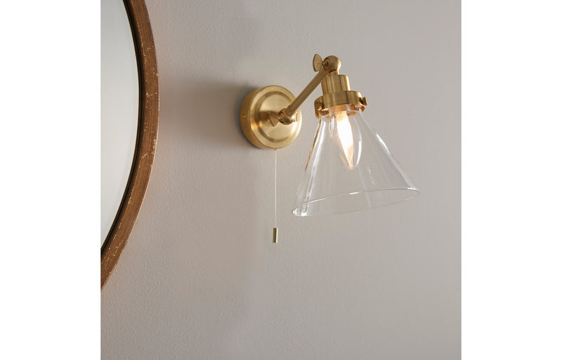 Sandor Wall Light - Brushed Brass