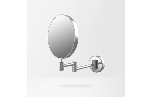 Flow Round Cosmetic Mirror - Chrome