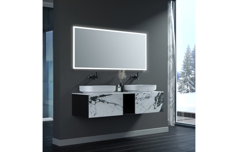 Alamere 600x1200mm Rectangle Edge-Lit LED Mirror