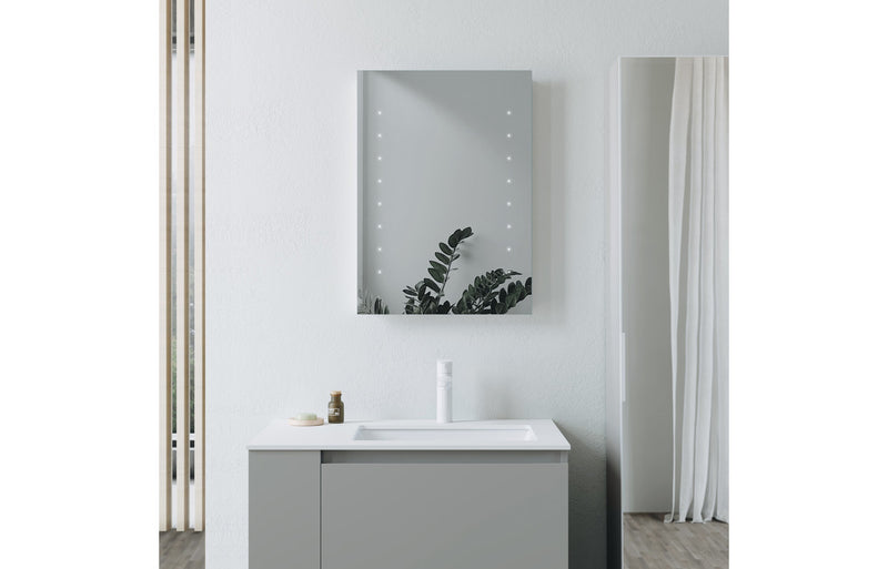 Izar 400x600mm Rectangle Battery-Operated LED Mirror