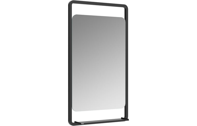 Cuba 500mm Rectangle Mirror with Shelf