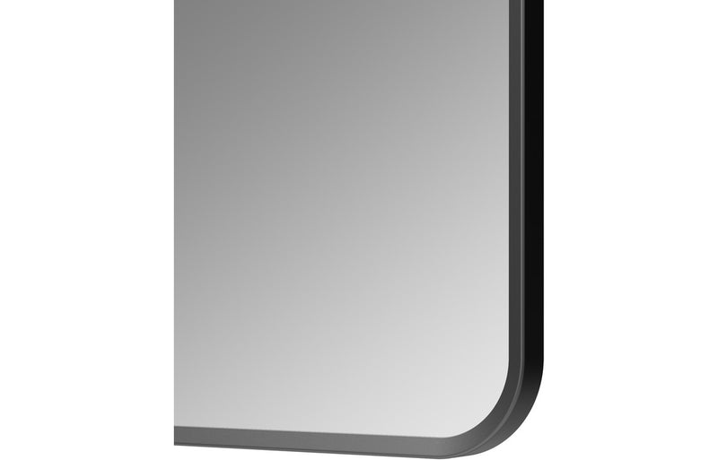 Cansu 600x800mm Rectangle Mirror - Matt Black