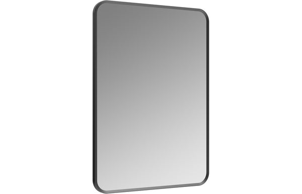 Cansu 600x800mm Rectangle Mirror - Matt Black