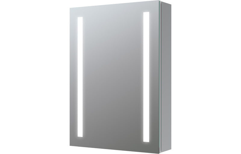 Wilton 500mm 1 Door Front-Lit LED Mirror Cabinet