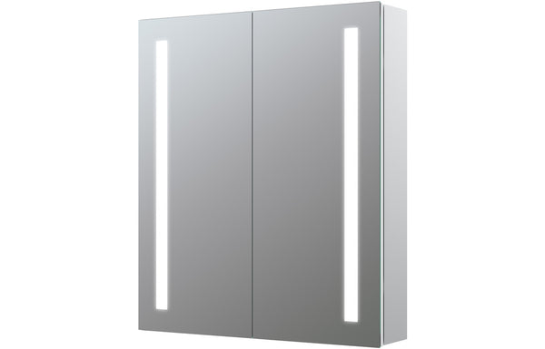 Wilton 600mm 2 Door Front-Lit LED Mirror Cabinet