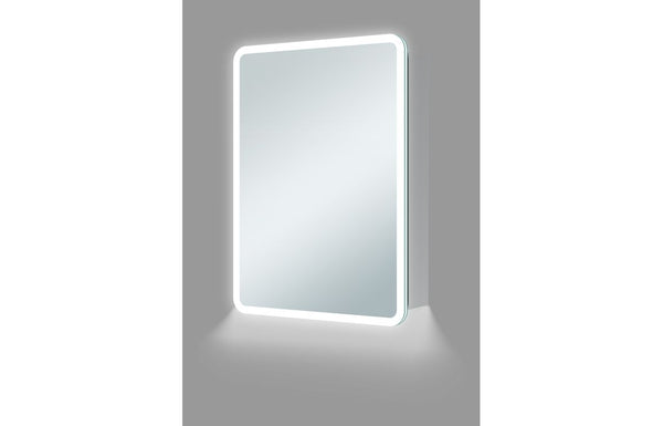 Lagoon 500mm 1 Door LED Mirrored Cabinet