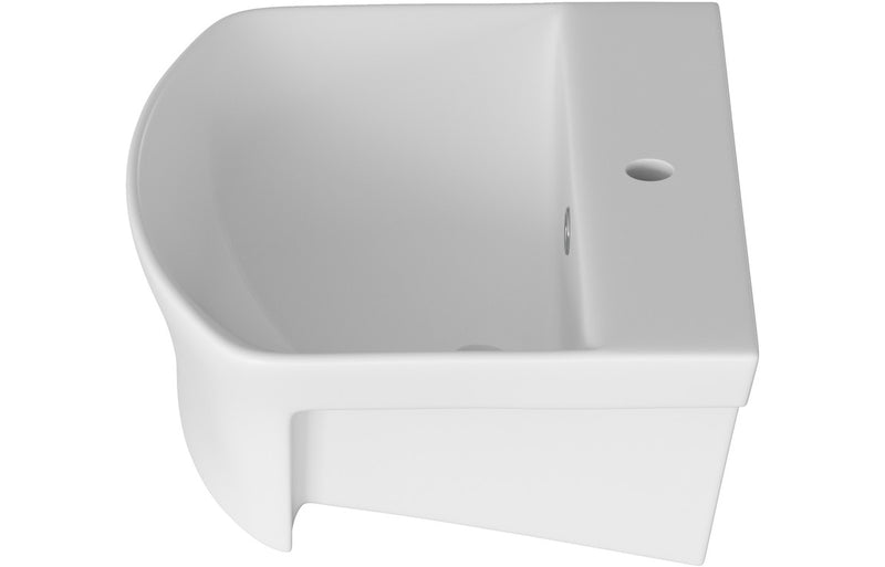 Kensington 500x400mm 1TH Semi Recessed Basin