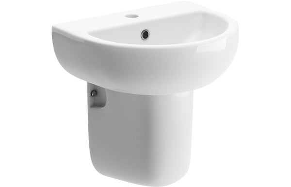 Galactic 450x400mm 1TH Basin and Semi Pedestal