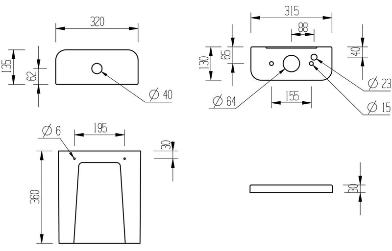 Galactic Close Coupled Open Back WC and Soft Close Seat