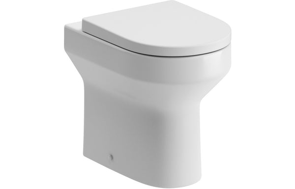 Nero Back To Wall Comfort Height WC and Soft Close Seat