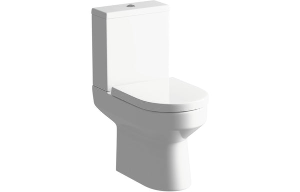 Nero Close Coupled Open Back WC and Soft Close Seat