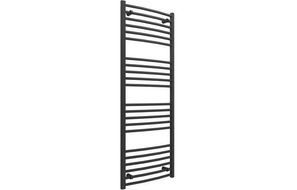 Serena Curved 30mm Ladder Radiator (500x1600x30mm) - Anthracite