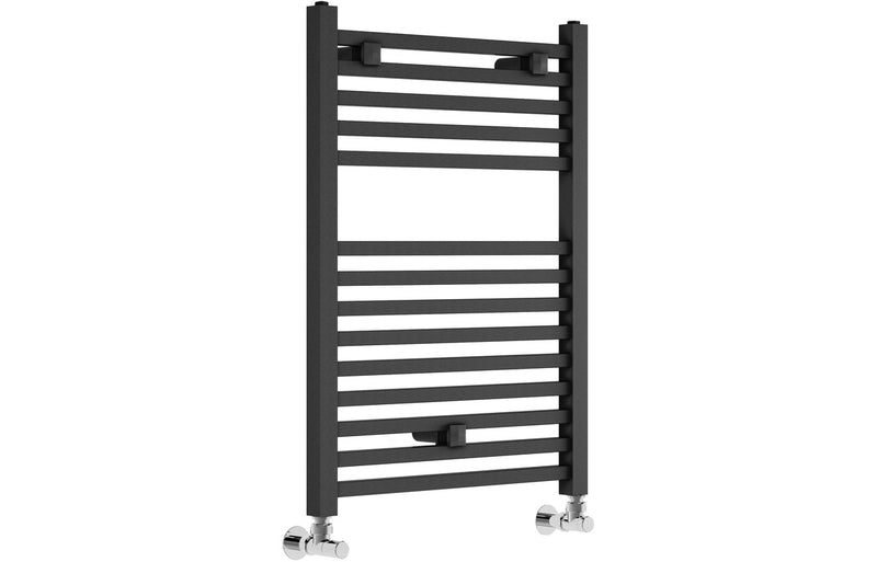 Poppy Square Ladder Radiator (500x690x30mm) - Anthracite