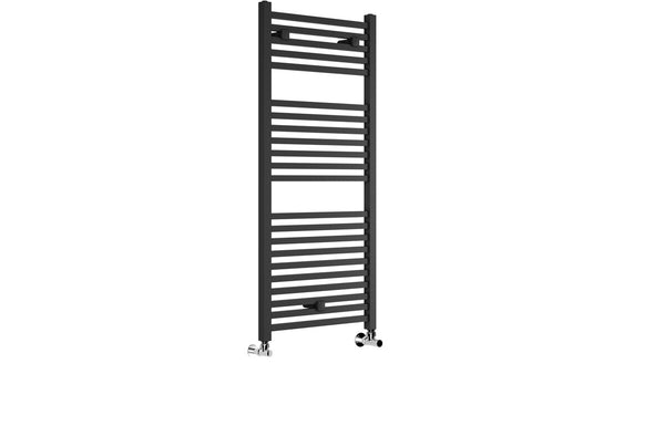 Poppy Square Ladder Radiator (500x1110x30mm) - Anthracite