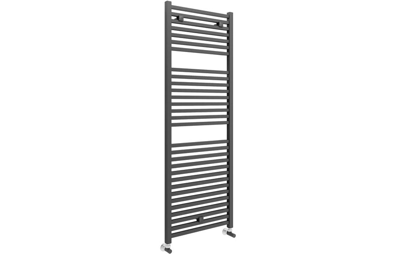 Poppy Square Ladder Radiator (500x1420x30mm) - Anthracite