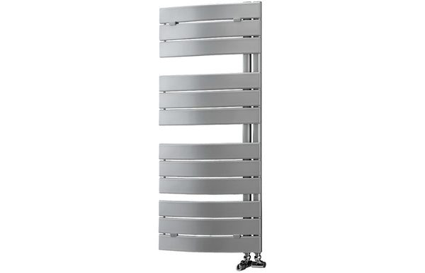 Whisper Curved Panel Ladder Radiator (550x1080x49mm) - Chrome