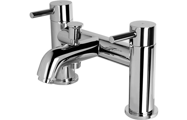 Vema Maira Deck Mounted Bath/Shower Mixer - Chrome