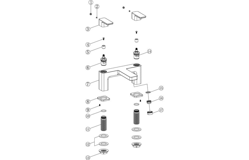 Soxy Bath Filler - Chrome