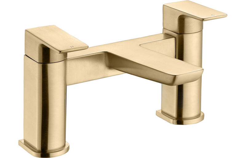 Stark Bath Filler - Brushed Brass