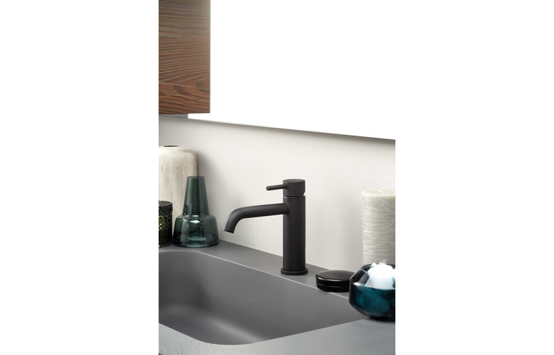 Vema Maira 4-Hole Deck Mounted Bath/Shower Mixer - Matt Black