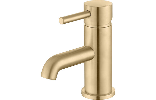 Ella Basin Mixer and Waste - Brushed Brass