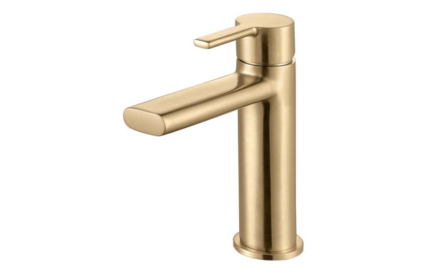 Wynford Basin Mixer - Brushed Brass