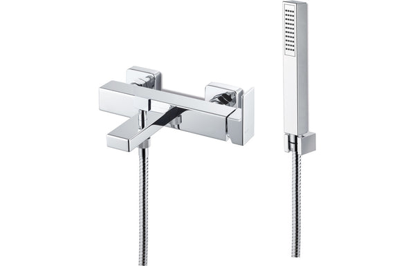 Vema Lys Wall Mounted Bath/Shower Mixer - Chrome